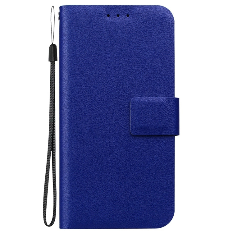 Funda de Cuero Ultradelgada con Hebilla Magnética para Sony Xperia 5 V (Azul)