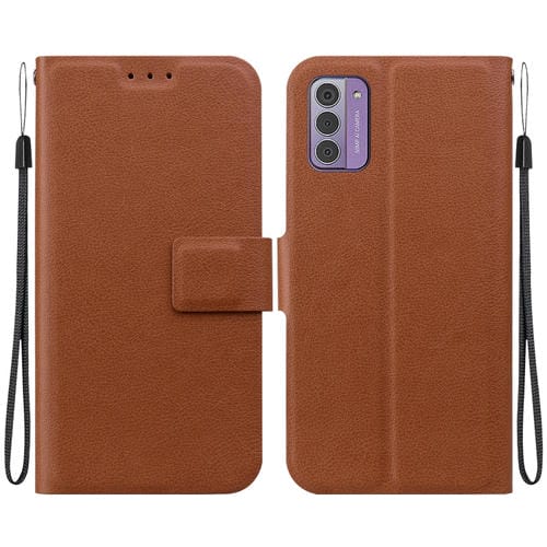 Funda de Cuero Ultrafina con Hebilla Magnética para Nokia G42 (Marrón)