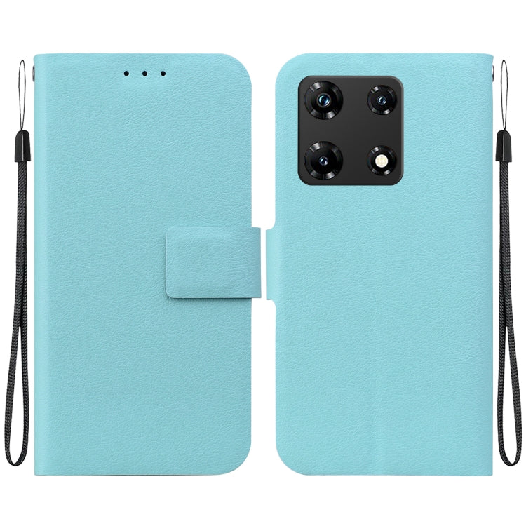 Funda de Cuero Ultrafina con Hebilla Magnética para Infinix Note 30 Pro (Verde)