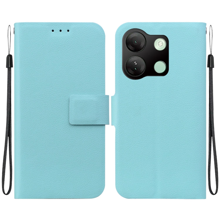 Funda de Cuero Ultradelgada con Hebilla Magnética para Infinix Smart 7 HD (Verde)