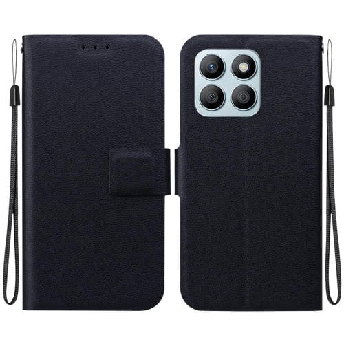 Funda de Cuero Ultrafina con Hebilla Magnética para Honor X8B (Negro)