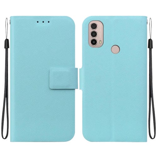 Funda de Cuero Ultrafina con Hebilla Magnética para Motorola Moto E20/E30/E40 (Verde)
