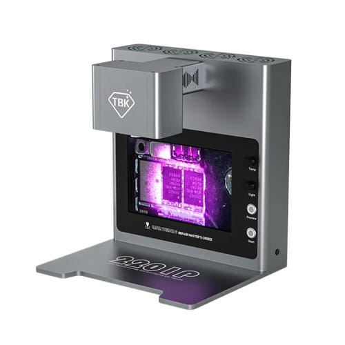 Thermostatische Infrarot-Laser-Schweißmaschine Intelligent Tbk 2201P mit integrierter HD-LCD-Kamera Britischer Stecker