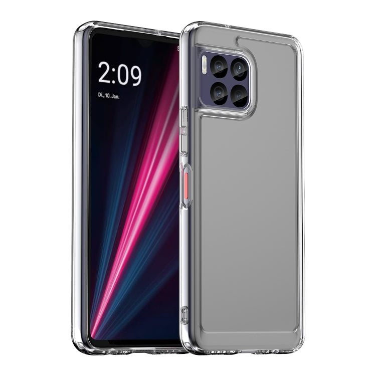 Funda TPU para Teléfono T-Mobile Revvl 7 Pro 5G Candy Series (Transparente)
