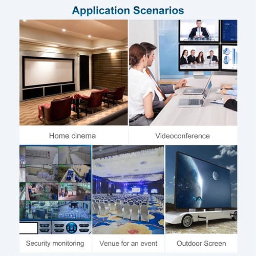 Extensor de Red HDMI USB KVM 4K 120 m con Enchufe Británico