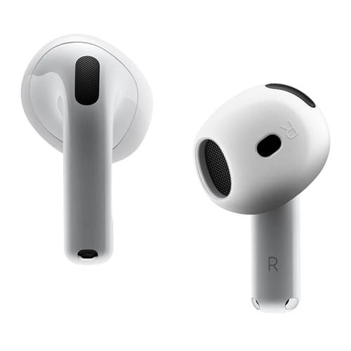Funda Protectora de Silicona Suave para Auriculares AirPods 4 (Transparente)