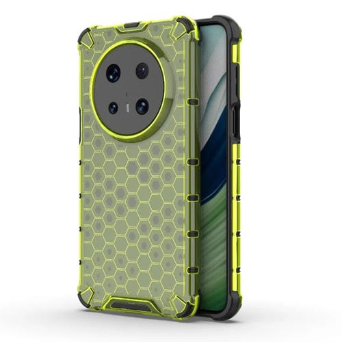 Funda para Teléfono Huawei Mate 70 5G a Prueba de Golpes con Diseño Panal de Abeja (Verde)