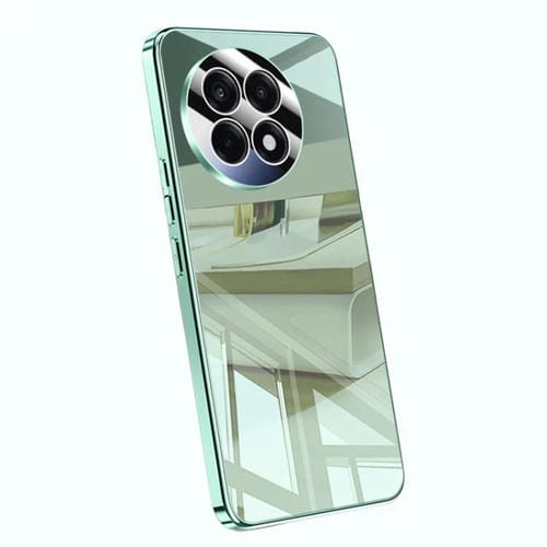 Funda para OnePlus Ace 5 Pro Diseño Cristal de Hielo Galvanizado Cobertura Total a Prueba de Golpes (Verde)