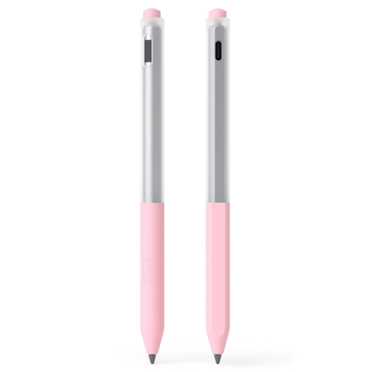 Funda Protectora Silicona para Lápiz Óptico Lenovo Gen3 2 Unidades Serie Jelly (Rosa Cereza)