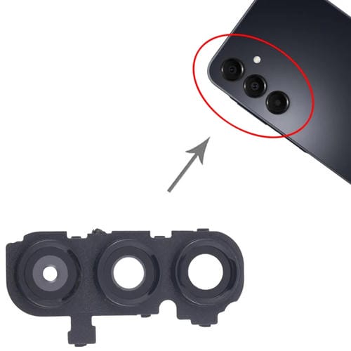 Rear Camera Lens Cover Samsung Galaxy A16 SM-A165F (Black) (10 Pieces)