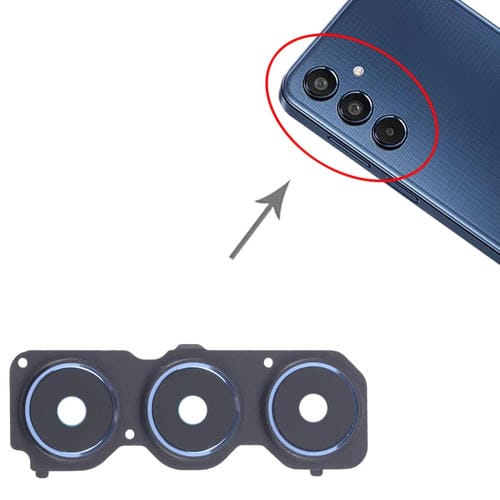 Rear Camera Lens Cover Samsung Galaxy M35 (10 Pieces) (Blue)
