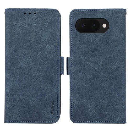 Funda de Cuero Rfid Magnética Abeel para Google Pixel 9A (Azul)