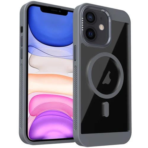 Funda para Teléfono Honeycomb Magsafe iPhone 11 con Sistema de Refrigeración (Gris)