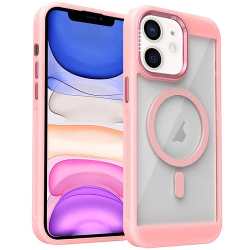 Funda para Teléfono Honeycomb Magsafe para iPhone 11 con Refrigeración (Rosa)