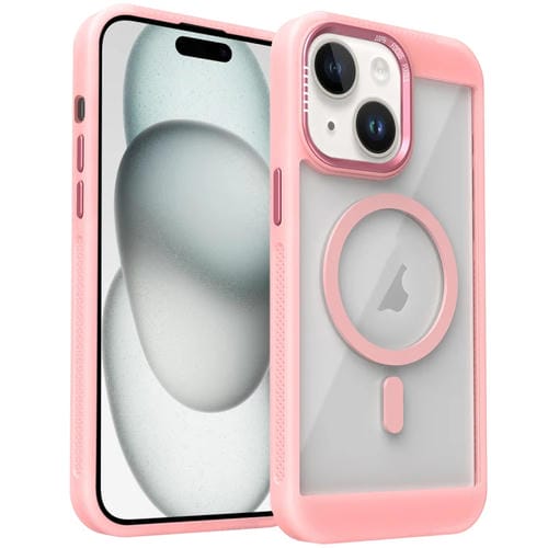 Funda para Teléfono Honeycomb Magsafe iPhone 15 Plus con Refrigeración (Rosa)