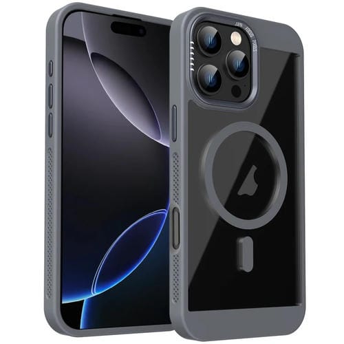 Funda para Teléfono Honeycomb Magsafe iPhone 16 Pro Max con Sistema de Refrigeración (Gris)