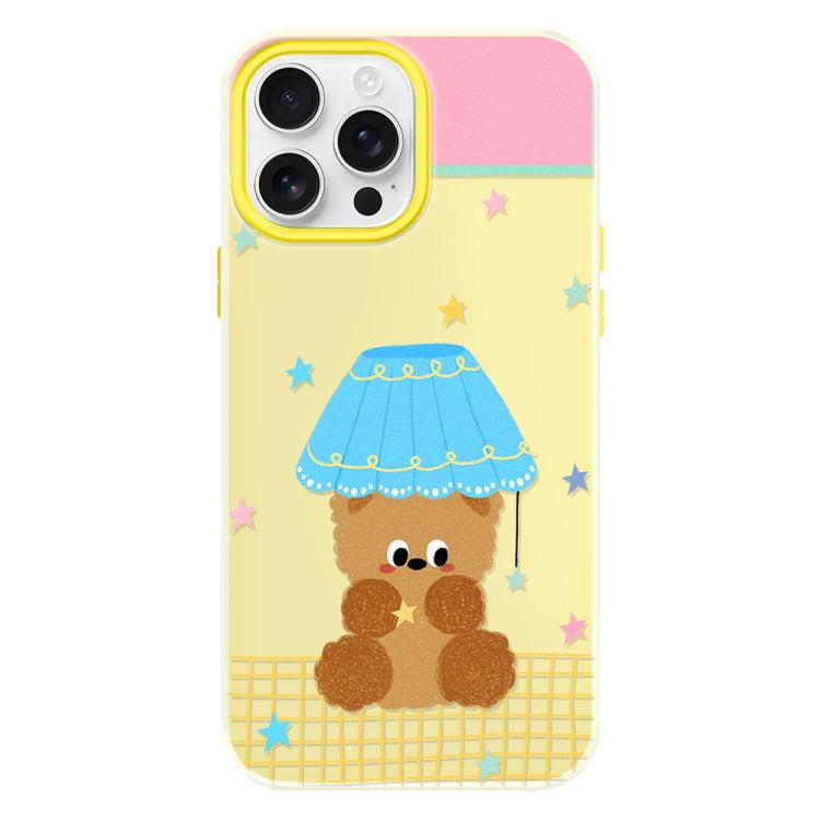Funda híbrida TPU y Policarbonato iPhone 16 Pro con Tacto Sedoso (Amarillo)