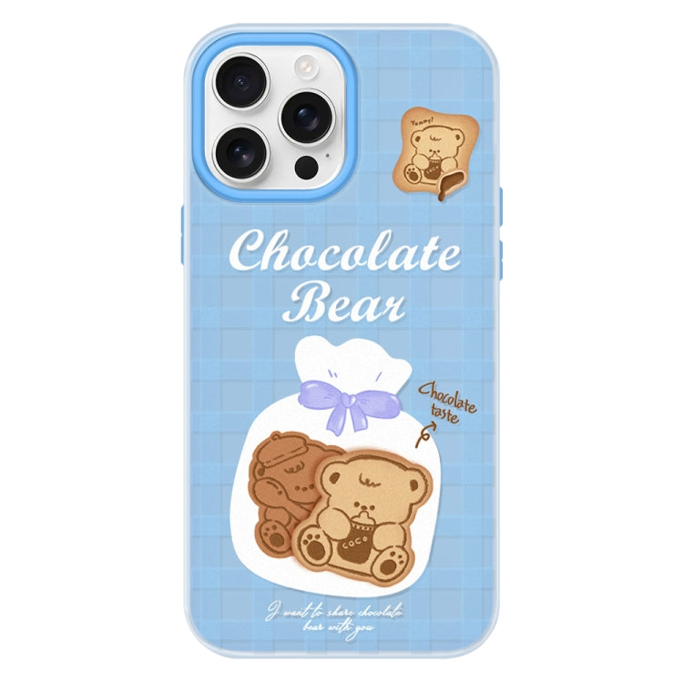 Funda Híbrida TPU Policarbonato iPhone 15 Pro Max Tacto Sedoso (Azul)