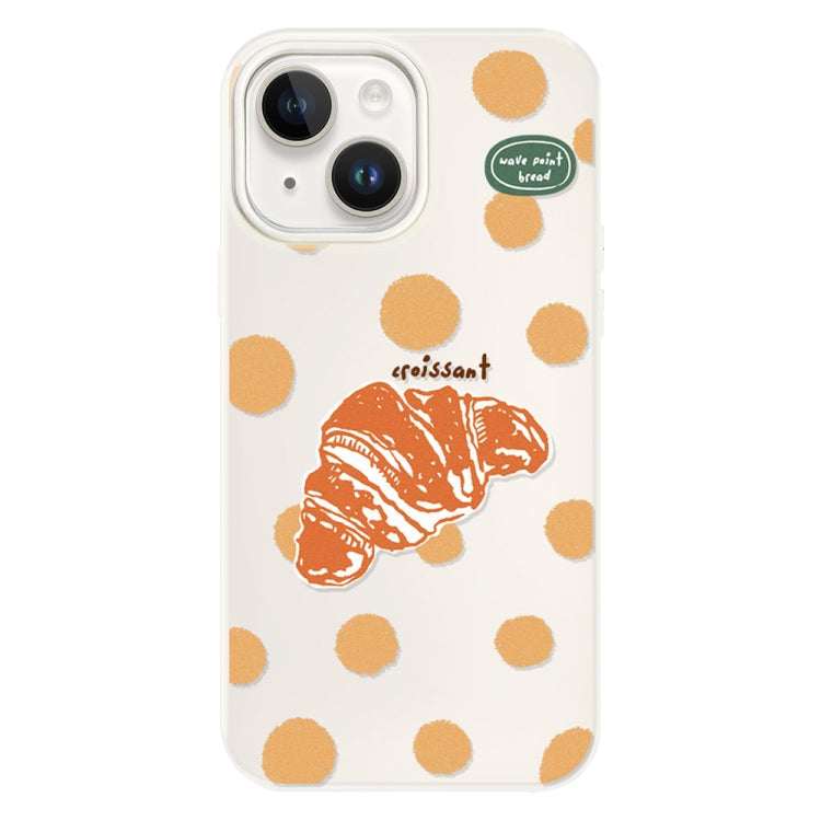 Funda Híbrida TPU y PC para iPhone 14 Tacto Sedoso y Gelatinoso (Blanco)