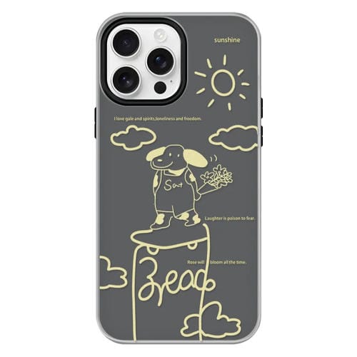 Funda híbrida TPU y Policarbonato iPhone 11 Pro Max Tacto Sedoso (Rosa Cachorro Negro)