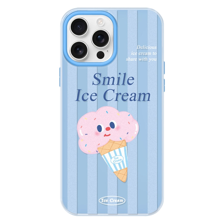 Funda híbrida TPU y PC iPhone 16 Pro Tacto Sedoso y Gelatinoso (Azul)