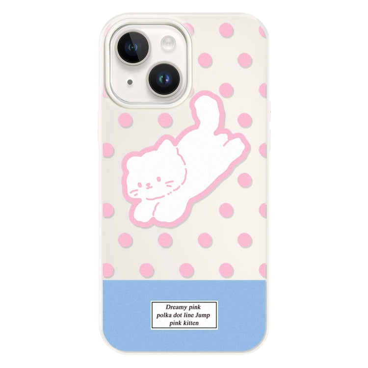 Funda híbrida TPU y Policarbonato iPhone 15 Plus protección Tacto Sedoso (Blanco)