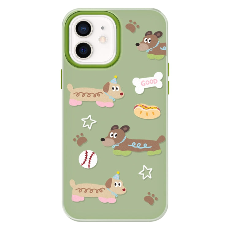 Funda Híbrida TPU Policarbonato iPhone 11 Función Protección (Verde)