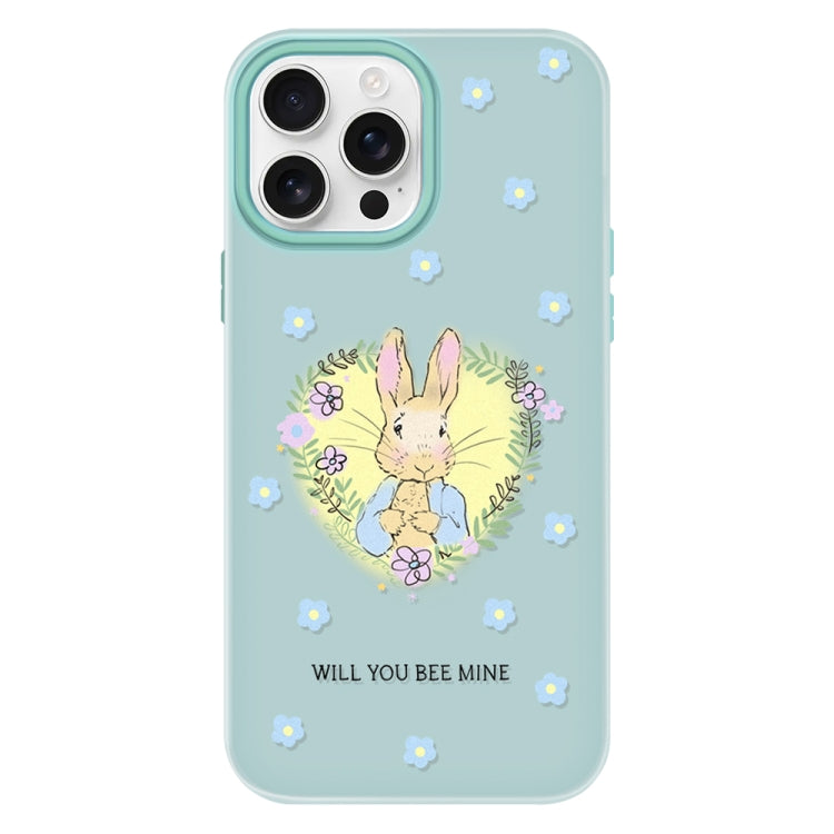 Funda híbrida TPU Policarbonato iPhone 15 Pro Max protección diseño (Verde Claro)