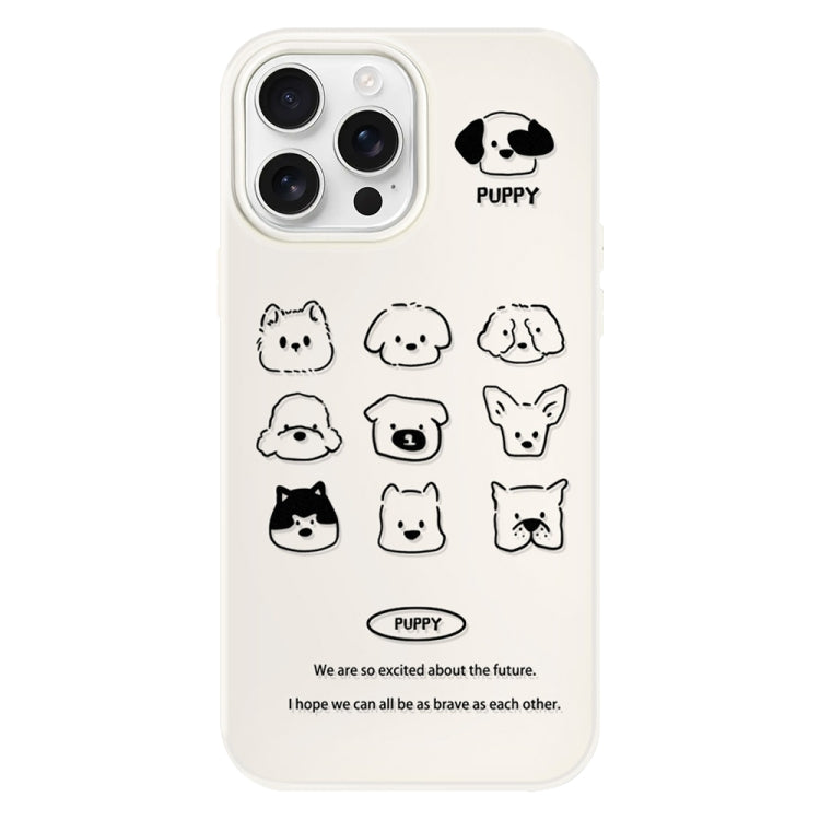 Funda híbrida TPU y PC iPhone 12 Pro Max Tacto Sedoso (Animal Nine Grid White)
