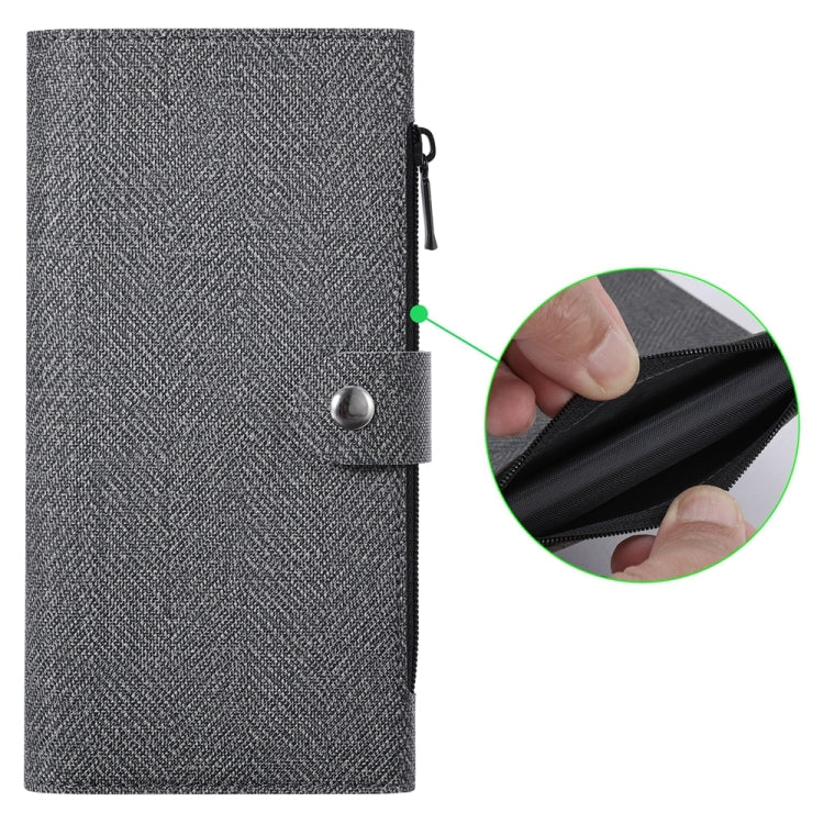 Funda de Cuero con Tapa Magnética Rfid Magsafe para iPhone 13 Pro Vili Gbs Series (Negra)