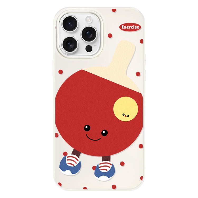 Funda híbrida TPU y Policarbonato para iPhone 16 Pro con Tacto Sedoso (Beige)