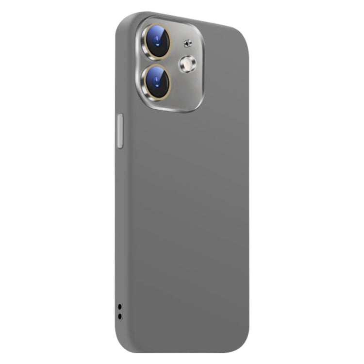Funda de Silicona Líquida para iPhone 11 con NanoLente (Gris Titanio)