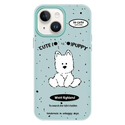 Funda híbrida TPU Policarbonato iPhone 15 Plus Tacto Sedoso (Verde Claro)