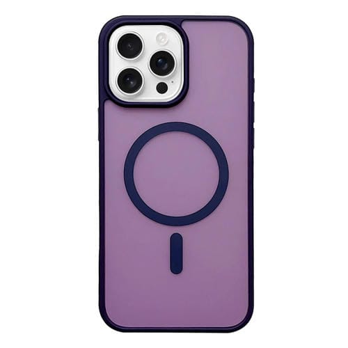 Funda para Teléfono Magsafe Frosted Skin Feel iPhone 16 Pro Max (Morado Oscuro)