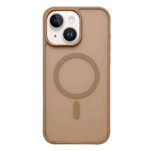 Funda para Teléfono Magsafe Frosted Skin Feel iPhone 15 (Dorado del Desierto)