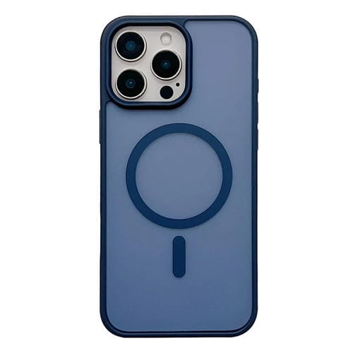 Funda para Teléfono Magsafe Frosted Skin Feel para iPhone 12 Pro Max (Azul Oscuro)