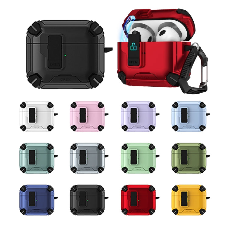 Estuche para Auriculares Magsafe Airpods 4 Soporte Magnético (Negro y Azul)