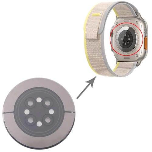 Cristal de la cubierta trasera para Apple Watch Ultra 1/2 de 49 mm
