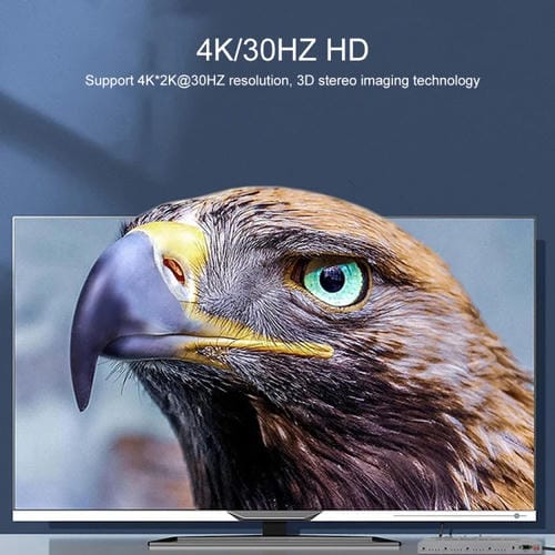 Conmutador de Matriz HDMI Measy Mt4344 4K 30 Hz 4 Entradas 4 Salidas Compatible con Conmutación sin Interrupciones (Negro) Enchufe Británico