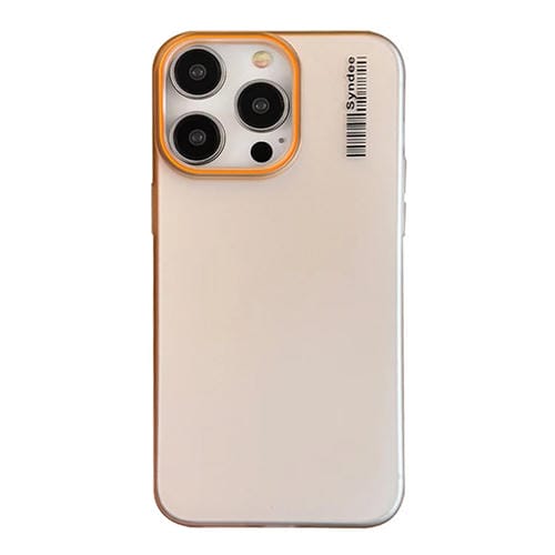 Funda para Teléfono PC Translúcida Tacto Piel Arena Suave iPhone 14 Pro Max (Dorado del Desierto)