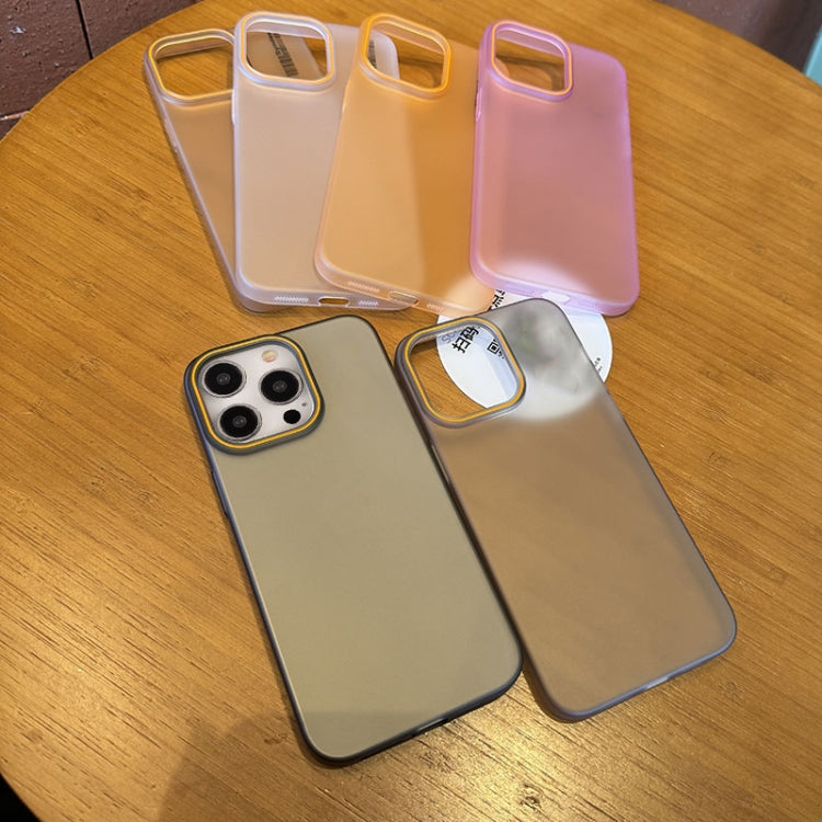 Funda para Teléfono PC Translúcida Tacto Piel Arena iPhone 11 Pro (Gris Titanio)