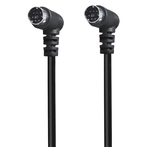 Cable de Audio/Video S-Video Mini Din 7 Pines 1,8 m Codo a Codo