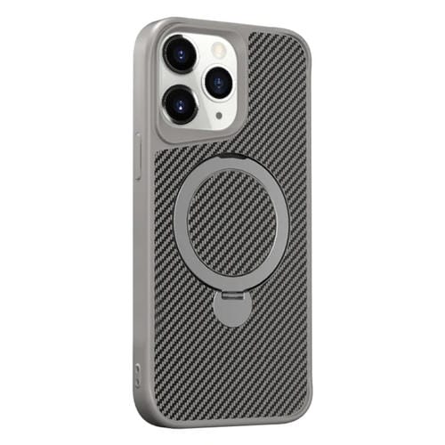 Funda para Teléfono con Soporte Magsafe 360 para iPhone 11 Pro Max (Gris Titanio)