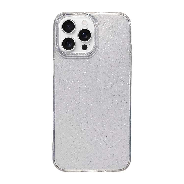 Funda TPU iPhone 15 Pro Max Purpurina Cielo Estrellado (Transparente)