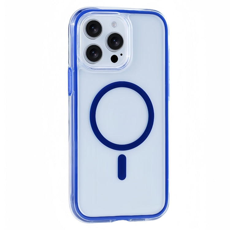 Funda para Teléfono iPhone 15 Pro Max Vacuum Airbag Y2 Series con Imán Magsafe (Azul Marino)