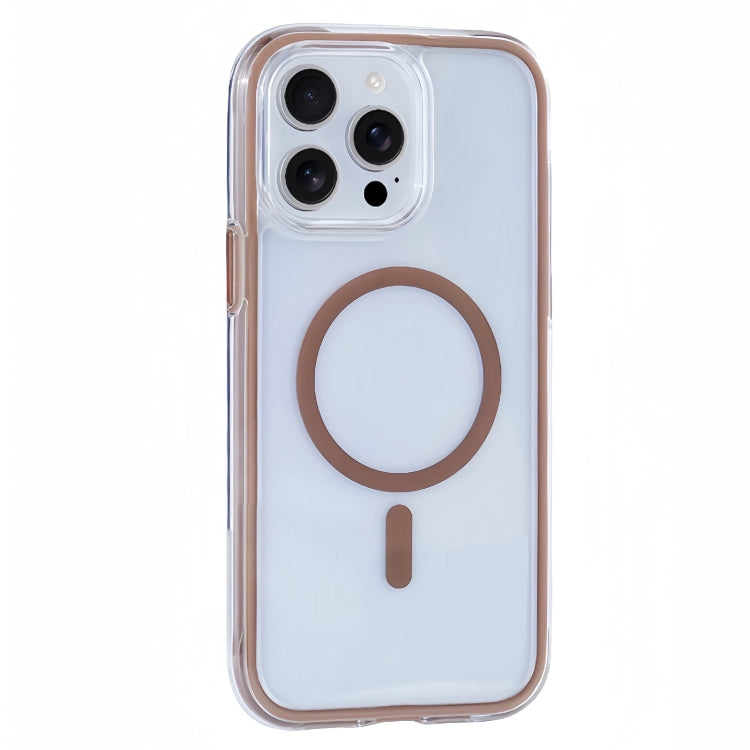 Funda para Teléfono con Imán Magsafe iPhone 15 Pro Max Vacuum Airbag Y2 Series (Bronce)