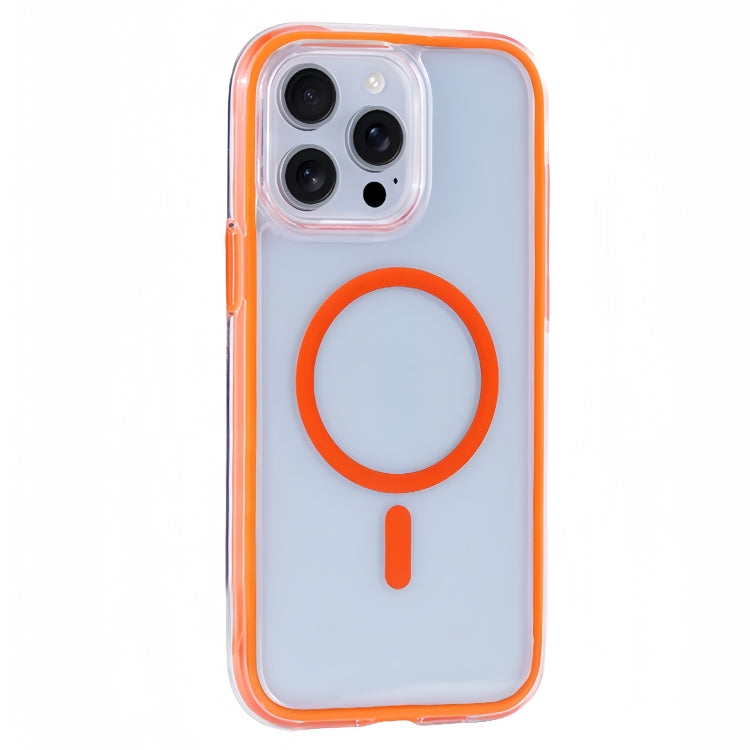 Funda para Teléfono iPhone 15 Pro Max Vacuum Airbag Y2 Series con Imán Magsafe (Naranja)