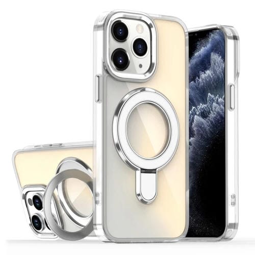 Estuche para Teléfono Apple iPhone 11 Pro Max Soporte Magsafe Revestimiento Degradado (Transparente)