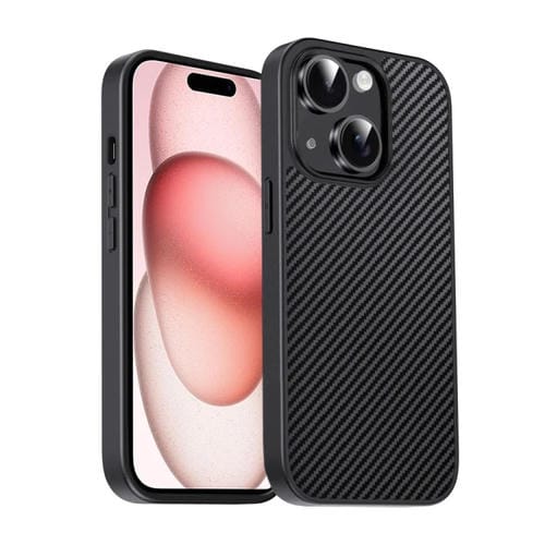 Funda para Teléfono TPU + PC Serie Pita iPhone 15 (Negra)