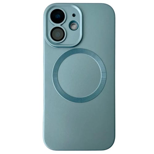 Funda para Teléfono TPU Magsafe iPhone 11 Textura Cd Pintura Metalizada (Azul Sierra)